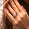 The Adelynn Ring | Lab Diamond Pear Shoulder Set Engagement Solitaire