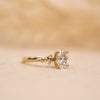 The Serephina Ring | Oval Lab Diamond Scattered Accented Engagement