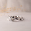 The Simi Ring | Round Lab Diamond Marquise Accented Engagement