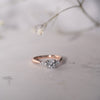 The Sophia Ring | Lab Diamond Round Brilliant & Pear Cut Engagement Trilogy