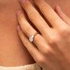 The Sophia Ring | Lab Diamond Round Brilliant & Pear Cut Engagement Trilogy