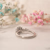 The Sophie Ring | Round Lab Diamond Dainty Accented Engagement