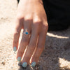 The Sowena Ring | VS1 D-E Lab Diamonds. Ethical Gemstone. 100% Recycled 9k Gold Accented