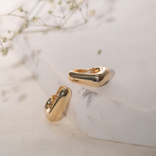 The Talwyn Earrings |  100% Recycled 9k Gold Huggies