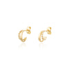 The Tiegan Earrings | VS1 D-E Lab Diamonds. 100% Recycled 9k Gold Huggies