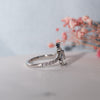 The Toya Ring | Pear Lab Diamond Accented Pavé Statement Engagement