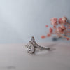 The Toya Ring | Pear Lab Diamond Accented Pavé Statement Engagement