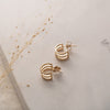 The Tressa Earrings | VS1 D-E Lab Diamonds. 100% Recycled 9k Gold Huggies