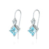 The Veryan Earrings | VS1 D-E Lab Diamonds. Ethical Gemstones. 100% Recycled 9k Gold Drop