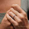 The Tania Ring | Lab Diamond Half Channel Set Wedding