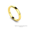 Flush Fit Wedding Band | Slight Court With Flat Edge 2.5mm