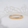 Flush Fit Wedding Band | Slight Court With Flat Edge 2.0mm