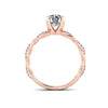 The Aldana Ring | Lab Diamond Twisted Rope Engagement