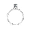 The Aldana Ring | Lab Diamond Twisted Rope Engagement