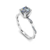 The Aldana Ring | Lab Diamond Twisted Rope Engagement