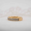 The Amity Ring | 0.42ct VVS1 D-E Double Row 18k Gold Wedding Band