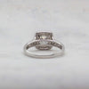 The Daymer Ring  | 1.42ct D-E VVS1 Vintage Cushion Cut Engagement Halo 18k Gold