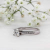 The Alexa Ring | 1.0ct D-E VVS1 Tiffany Engagement Shoulder Set