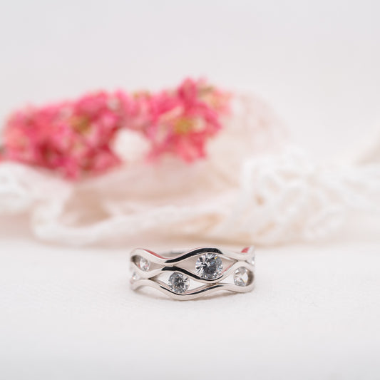 The Dory Ring | Moissanite Nautical Inspired Occassion