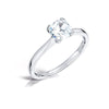 The Gabriella Ring | Cushion Lab Diamond Tulip Engagement Solitaire