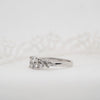 The Natalia Ring | Round Lab Diamond Accented Art Deco Engagement