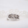 The Kia Ring | 1.40ct Round Brilliant Leaf Design 950 Platinum Engagement