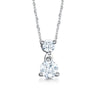 The Maia Pendant | Round Lab Diamond Hourglass Drop