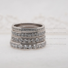 The Tania Ring | Lab Diamond Half Channel Set Wedding